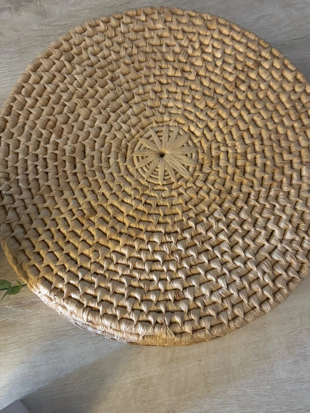 Large Rattan Serving Tray - Picture 1 of 3